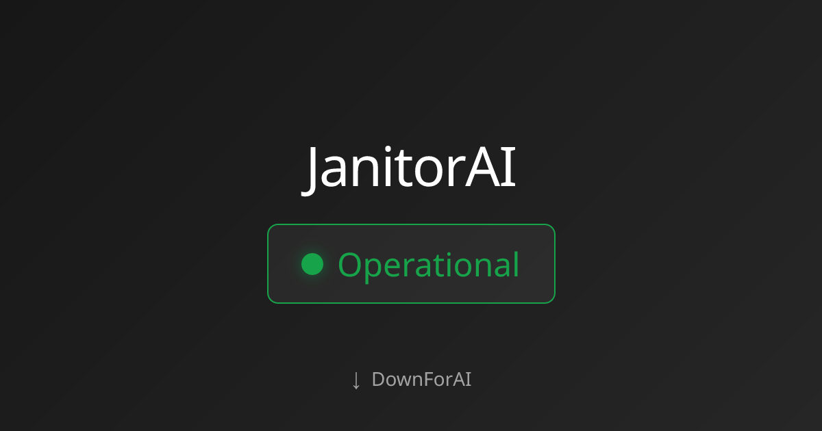 Is JanitorAI Down Today? Live Status & Outages 2026